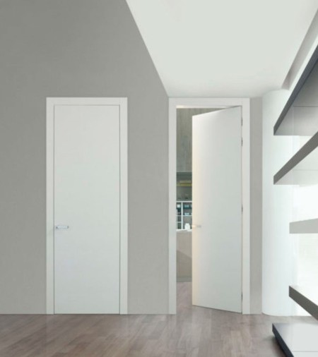 Porte fin de chantier laquée et sablée Porte fin de chantier laquée et sablée